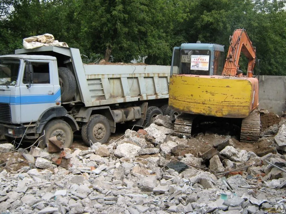 Вывоз бетонного боя и утилизация в Новосибирске в октябре